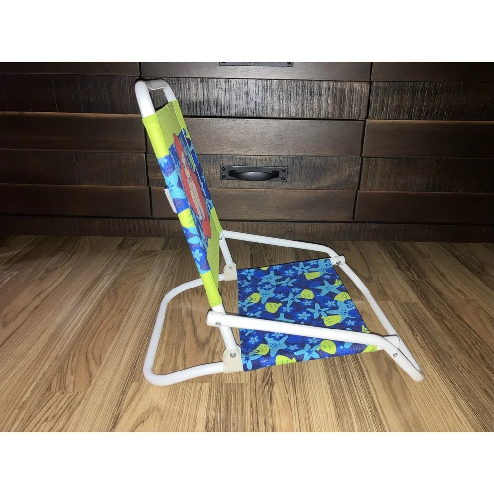 Vintage  90S Disney Little Mermaid Beach‎ Chair Folding Chair Rare New